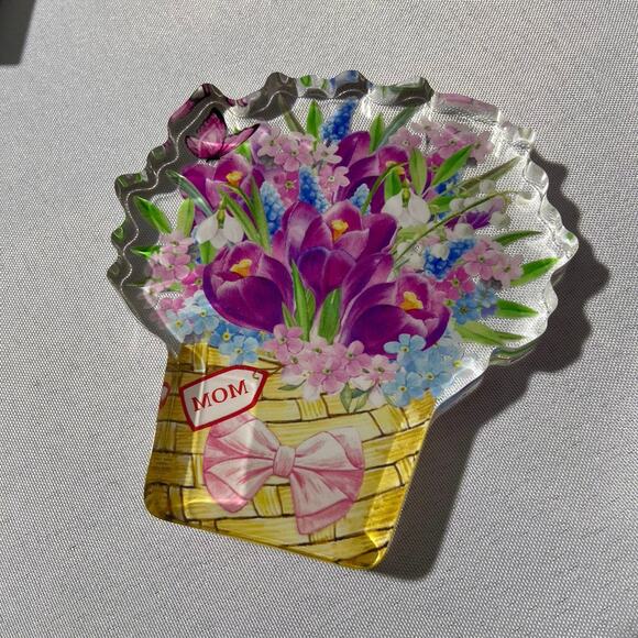 Unbranded Other - Mother's Day Birthday decorative acrylic floral keepsake plaque